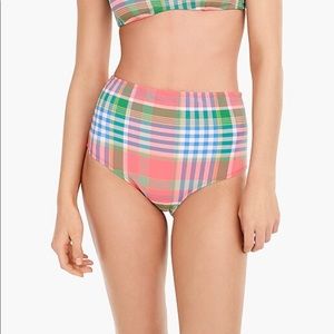 NWT J.crew high-waisted bikini bottoms